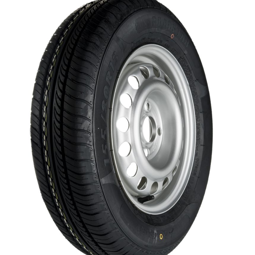 Peräkärryn rengas teräsvanteella 13" 165/80-13 N
